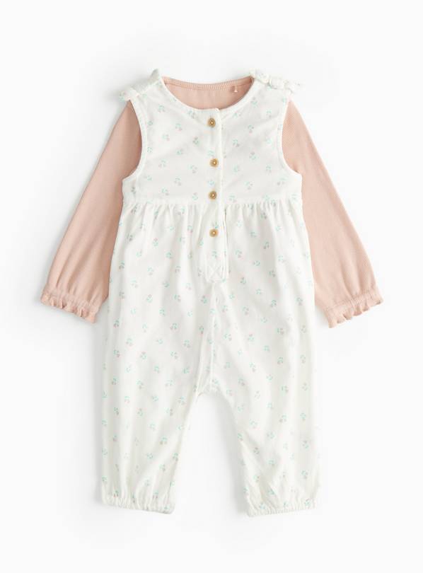 Dungaree & Bodysuit Set 6-9 months